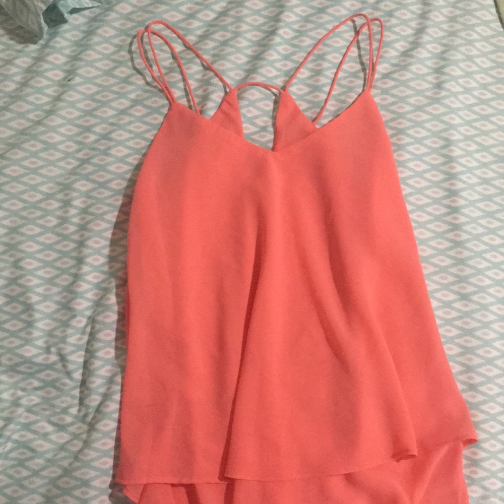 Neon Pink Strappy Japna Blouse